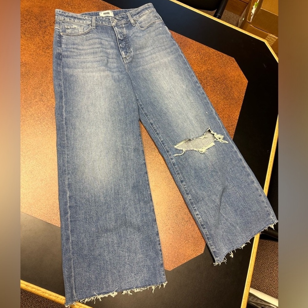 PAIGE ANESSA Wide Leg Jeans